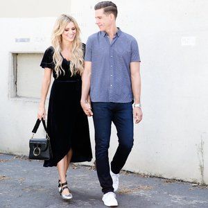 Blue Velvet Midi Dress